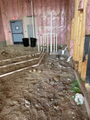 Hydro jetting main sewer lines to remove stubborn clogs