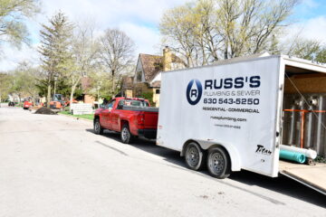 Outside sewer clean out installation for easy maintenance