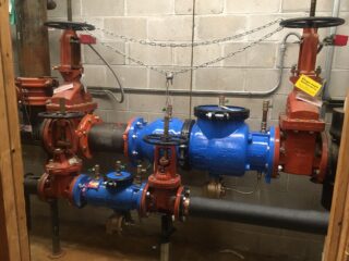 Residential plumbing installation for homes and apartments