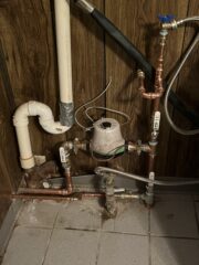 Drain and sewer line cleaning and unclogging for clear water flow