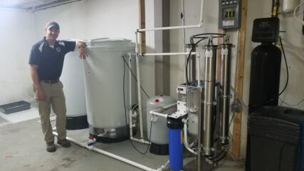 Water softener installation and repair for softer water
