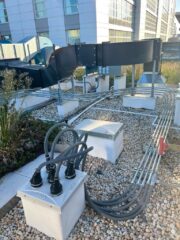 Industrial electrical installations in a manufacturing facility