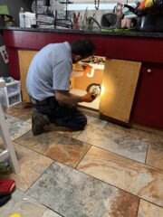 Trenchless pipe repair for damaged plumbing