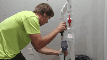 Drain cleaning services for unclogging pipes