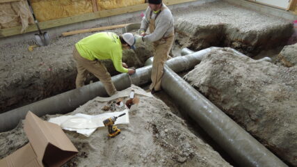 Residential plumbing repairs for faucets, sinks, toilets, and garbage disposals