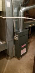 Gas furnace installation for efficient home heating