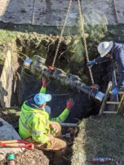 Fire hydrant repair and replacement by licensed plumbers