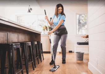 Move-in cleaning for new home preparation