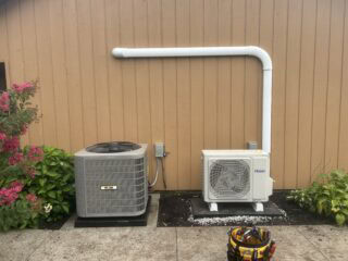 Heater installation by certified HVAC technicians