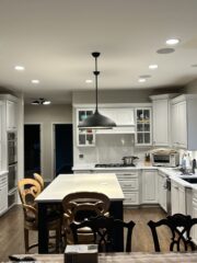 Rope lighting installation for accent and decorative spaces