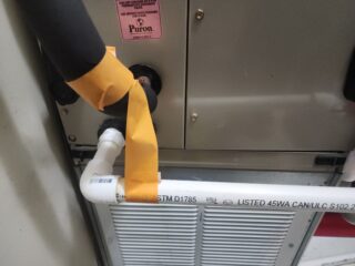 Ductless mini-split system installation for efficient cooling
