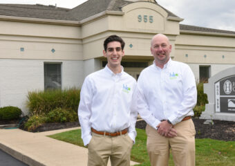 Pressure washing services for exterior building cleaning