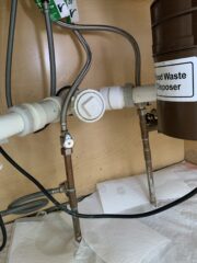 Professional drain cleaning to clear clogged pipes