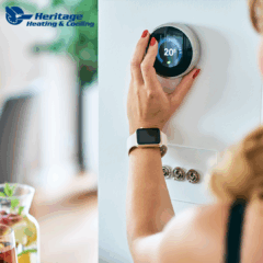 Digital thermostat installation for precise temperature control